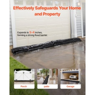 VEVOR Σακιά Πλημμύρας, Σετ 10 Τεμαχίων, Επαναχρησιμοποιούμενα, Απορ... VEVOR Σακιά Πλημμύρας, Σετ 10 Τεμαχίων, Επαναχρησιμοποιούμενα, Απορ...