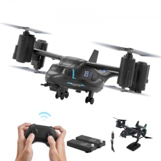 VEVOR Ελικόπτερο RC 2.4GHz με Γυροσκόπιο, 4-Κανάλια, Φώτα Φτερών & ...