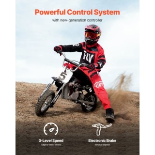 VEVOR Σετ Ηλεκτρικού Κινητήρα Χωρίς Ψήκτρες 1800W 48V 4500rpm με Αν...