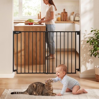 VEVOR Πόρτα Ασφαλείας για Σκάλες 778-1210 mm, Ύψος 760 mm, Μαύρη LG... VEVOR Πόρτα Ασφαλείας για Σκάλες 778-1210 mm, Ύψος 760 mm, Μαύρη LG...