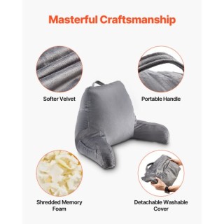 VEVOR Μαξιλάρι Ύπνου Standard με Τεμαχισμένο Αφρό Μνήμης Πλενόμενο ...