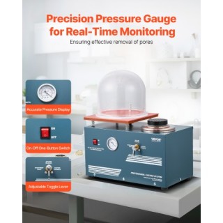 VEVOR Μηχανή Χύτευσης Κοσμημάτων με Αντλία Κενού 290W ZBDMJ2LWRJL0U...