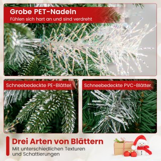 Costway 180 εκ Προκατασκευασμένο Τεχνητό Χριστουγεννιάτικο Δέντρο μ...