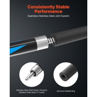 VEVOR Μπιλιάρδο Μπαστούνι Jump Break, 1 Κομμάτι, Άξονας Ανθρακονήμα... VEVOR Μπιλιάρδο Μπαστούνι Jump Break, 1 Κομμάτι, Άξονας Ανθρακονήμα...