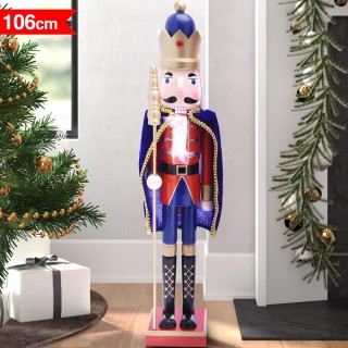 BAKAJI Χριστουγεννιάτικος Ξύλινος Καρυοθραύστης Ύψους 106 εκ Διακοσ... BAKAJI Χριστουγεννιάτικος Ξύλινος Καρυοθραύστης Ύψους 106 εκ Διακοσ...