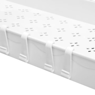 Έπιπλο Οργάνωσης Κουζίνας 2 Επιπέδων Σετ 2τμχ 33x40x23 cm Λευκό Tim... Έπιπλο Οργάνωσης Κουζίνας 2 Επιπέδων Σετ 2τμχ 33x40x23 cm Λευκό Tim...