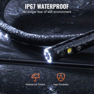 Κάμερα Ενδοσκοπίου VEVOR με Φώτα και Τριπλό Φακό 5 Οθόνη 5m Καλώδιο... Κάμερα Ενδοσκοπίου VEVOR με Φώτα και Τριπλό Φακό 5 Οθόνη 5m Καλώδιο...