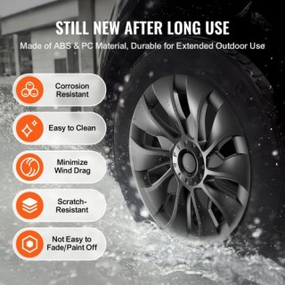 VEVOR Κάλυμμα Ζάντας 18 για Model 3 2017-2023 με Άνοιγμα Βαλβίδας Q... VEVOR Κάλυμμα Ζάντας 18 για Model 3 2017-2023 με Άνοιγμα Βαλβίδας Q...