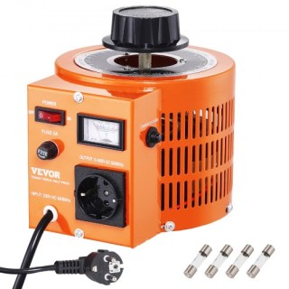 VEVOR Μετασχηματιστής Τάσης 1000VA 3.3A 0-300V AC Ρυθμιστής CE KBB... VEVOR Μετασχηματιστής Τάσης 1000VA 3.3A 0-300V AC Ρυθμιστής CE KBB...