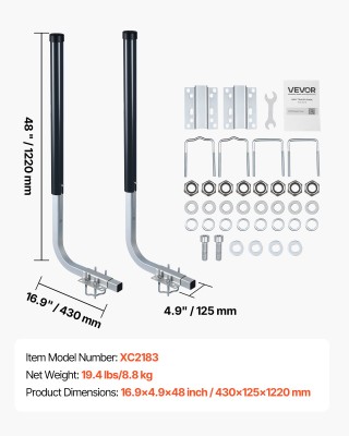 VEVOR Οδηγοί Ρυμουλκούμενου Σκάφους, Ρυθμιζόμενοι Οδηγοί με Σωλήνες... VEVOR Οδηγοί Ρυμουλκούμενου Σκάφους, Ρυθμιζόμενοι Οδηγοί με Σωλήνες...
