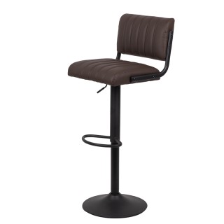 Galileo Καρέκλα μπαρ περιστρεφόμενη με πλάτη ρυθμιζόμενη ύψους από ...