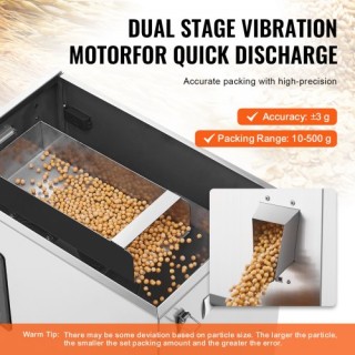 VEVOR Αυτόματη Ζυγιστική Μηχανή Γεμίσματος Σκόνης 10-500g για Μπουκ...