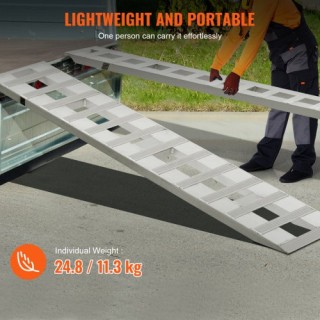 VEVOR Αλουμινένιες Ράμπες 72 x 15 6000 LBS (Σετ 2)  LJSL72X15INCLGW...