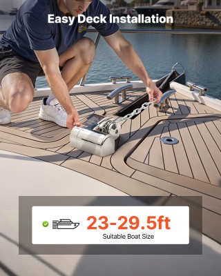 VEVOR Ηλεκτρικός Εργάτης Άγκυρας, 12V DC, Ισχύς 600W για Σκάφη 7-9 ... VEVOR Ηλεκτρικός Εργάτης Άγκυρας, 12V DC, Ισχύς 600W για Σκάφη 7-9 ...