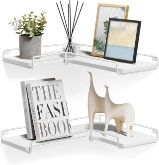 Σετ Επιτοίχια Ράφια 2 τμχ Χρώματος Λευκό Vasagle LLS831W14 Σετ Επιτοίχια Ράφια 2 τμχ Χρώματος Λευκό Vasagle LLS831W14