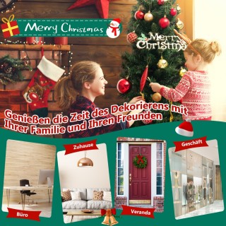 Costway Τεχνητό Χριστουγεννιάτικο Δέντρο με Φωτισμό & Χρονοδιακόπτη...