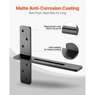 VEVOR Βάσεις Ραφιών 2 Τεμ. 14 ιντσών / 355.6 χιλ. Βαρέως Τύπου για ... VEVOR Βάσεις Ραφιών 2 Τεμ. 14 ιντσών / 355.6 χιλ. Βαρέως Τύπου για ...