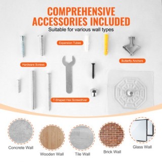 VEVOR Σετ Επίπλων Τοίχου για Γάτες με Ράφια και Φωλιά (5 τεμ.) ZYS... VEVOR Σετ Επίπλων Τοίχου για Γάτες με Ράφια και Φωλιά (5 τεμ.) ZYS...