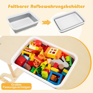 Costway Πολυλειτουργική Κατασκευή Αναρρίχησης με Αποθηκευτικό Χώρο ...