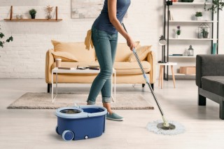 Σφουγγαρίστρα με Περιστροφικό Σύστημα και 4 Ανταλλακτικά Πανάκια 87...