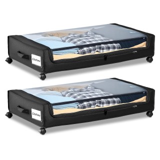 VEVOR Κάτω από το Κρεβάτι Αποθηκευτικός Χώρος με Ρόδες 30.3x18.5x6.... VEVOR Κάτω από το Κρεβάτι Αποθηκευτικός Χώρος με Ρόδες 30.3x18.5x6....