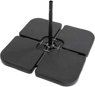 BAKAJI  Σετ 4 Βάσεις Στήριξης Ομπρέλας Γεμιζόμενες Κολώνα Κήπου για...