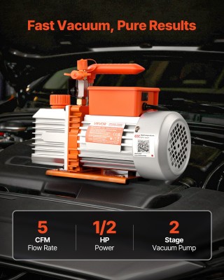 VEVOR Αντλία Κενού 5 CFM για HVAC R134a R22 R410a XPSZKBSJ12HPDKH2D... VEVOR Αντλία Κενού 5 CFM για HVAC R134a R22 R410a XPSZKBSJ12HPDKH2D...