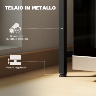 HOMCOM Επεκτάσιμος Μεταλλικός Φούρνος Μικροκυμάτων 2 Επιπέδων με 3 ...