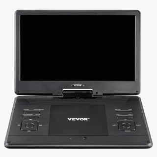 VEVOR Φορητό DVD Player 14 με HD Οθόνη Στροφής και 5ωρη Επαναφορτιζ...