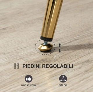 Πολυθρόνα HOMCOM Vintage Design σε γκρι βελούδο, πολυθρόνα κρεβατοκ...