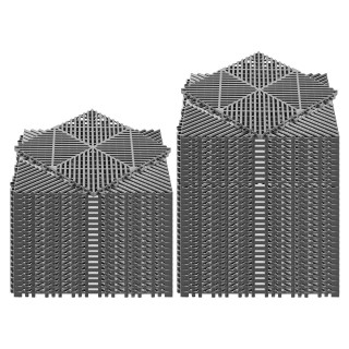 VEVOR Αλληλοσυνδεόμενα Πλακίδια Δαπέδου Αποστράγγισης 310 x 310 mm,...