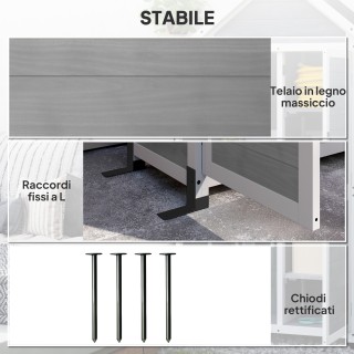 Outsunny Καλύβα Κήπου και Εξωτερική Ντουλάπα με Ανοιγόμενη Στέγη απ... Outsunny Καλύβα Κήπου και Εξωτερική Ντουλάπα με Ανοιγόμενη Στέγη απ...