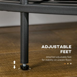 Γωνιακό παλτό HOMCOM με πάγκο και σχάρα σε βιομηχανικό στυλ, 50x50x...