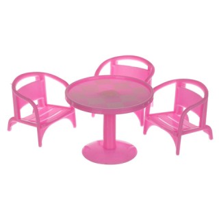 ISO TRADE  Κουκλόσπιτο 3 Επιπέδων με 22 Έπιπλα  27054