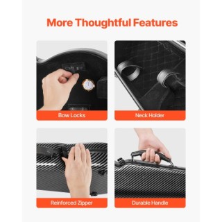 VEVOR Φορητή Θήκη Βιολιού 4/4 από Σύνθετες Ίνες Άνθρακα XTQHSJXFHTX... VEVOR Φορητή Θήκη Βιολιού 4/4 από Σύνθετες Ίνες Άνθρακα XTQHSJXFHTX...