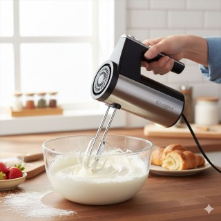 Kooper Ηλεκτρικός χτυπητήρας με βάση, 5 ρυθμιζόμενες ταχύτητες και ...