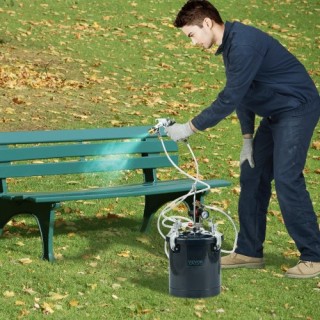 Δοχείο Πίεσης Βαφής VEVOR 10L με 2 Πιστόλια & 2 Μπεκ  PQ10L15MM40MM...