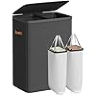 SONGMICS Καλάθι Ρούχων με Καπάκι και Χειρολαβές 56x40x75 εκ. LCB813B01 SONGMICS Καλάθι Ρούχων με Καπάκι και Χειρολαβές 56x40x75 εκ. LCB813B01