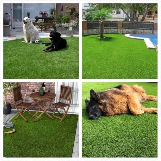 BAKAJI Συνθετικό Χλοοτάπητα Ρεαλιστικό για Εξωτερικό Χώρο 30mm 1,5x...