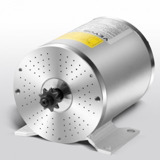 VEVOR Σετ Ηλεκτρικού Κινητήρα Χωρίς Ψήκτρες 1800W 48V 4500rpm με Αν...