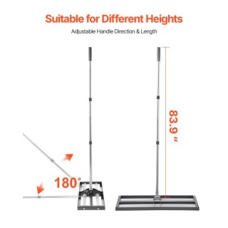 VEVOR Ράβδος Εξομάλυνσης Χλοοτάπητα 30x10in με Ρυθμιζόμενη Λαβή 83,... VEVOR Ράβδος Εξομάλυνσης Χλοοτάπητα 30x10in με Ρυθμιζόμενη Λαβή 83,...