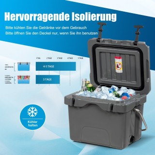 Costway Κουτί ψύξης με χωρητικότητα 15 λίτρων, ψυγείο με λαβή, βαλβ... Costway Κουτί ψύξης με χωρητικότητα 15 λίτρων, ψυγείο με λαβή, βαλβ...