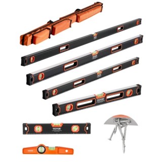 VEVOR Μαγνητικό Αλφάδι 6 Τεμαχίων με Φυσαλίδα JXSPC78INCH42T7D1V0 VEVOR Μαγνητικό Αλφάδι 6 Τεμαχίων με Φυσαλίδα JXSPC78INCH42T7D1V0