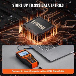 Φορητό Ανεμόμετρο VEVOR για Ιστιοπλοΐα, Σέρφινγκ, Πτήση, HVAC  FTSF...