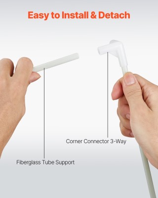 VEVOR 3D Εκτυπωτή Σκηνή Προστασίας με Αερισμό και Φωτισμό LED για B...