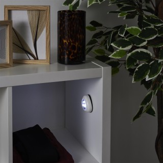 JE CHERCHE UNE IDEE Σετ 3x Λευκά Αυτοκόλλητα LED Φωτάκια Πίεσης  LT...