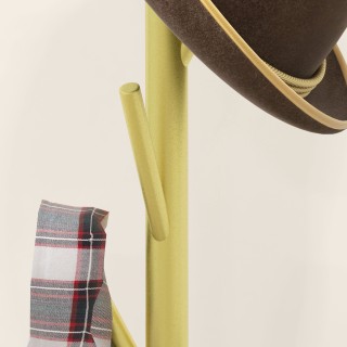 HOMCOM Αυτοστήριχτη Κρεμάστρα με 8 Γάντζους Βάση από Μάρμαρο και Ατ...