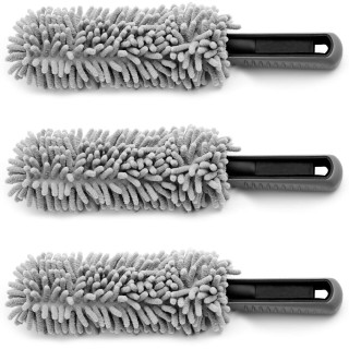 Σετ 3 Βούρτσες Καθαρισμού για Ζάντες από Μικροϊνες 34cm Γκρι 109142... Σετ 3 Βούρτσες Καθαρισμού για Ζάντες από Μικροϊνες 34cm Γκρι 109142...