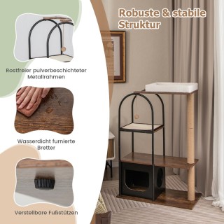 Costway  Ο απόλυτος παιδότοπος για τη γάτα σας: Πολυλειτουργικός πύ...