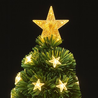 BAKAJI Χριστουγεννιάτικο Δέντρο 60 εκ με Αστέρι & Θερμό Λευκό Led σ... BAKAJI Χριστουγεννιάτικο Δέντρο 60 εκ με Αστέρι & Θερμό Λευκό Led σ...